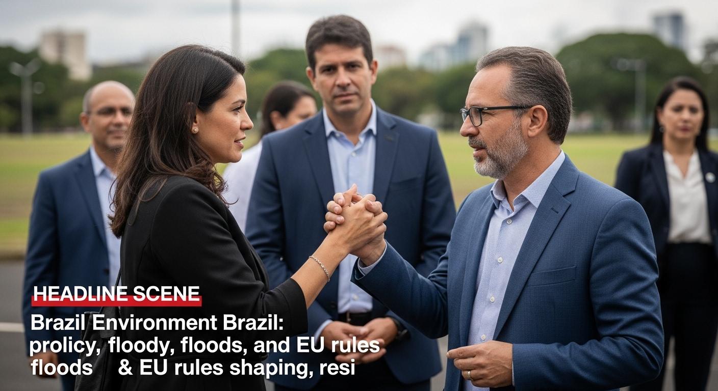 Brazilian rainforest area with river and small farms illustrating environmental resilience and open data initiatives.