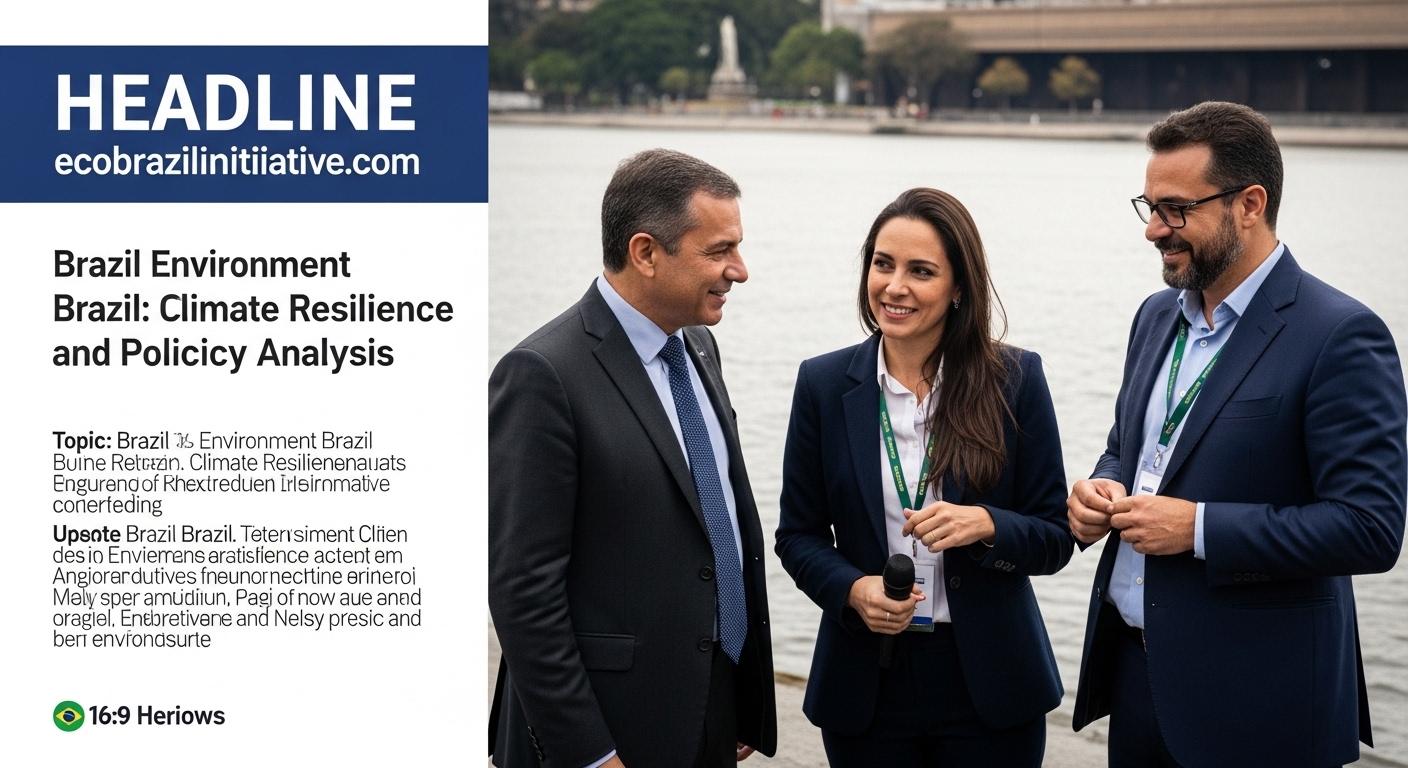 Brazilian landscape showing environmental resilience with forests, rivers, and renewable energy infrastructure.