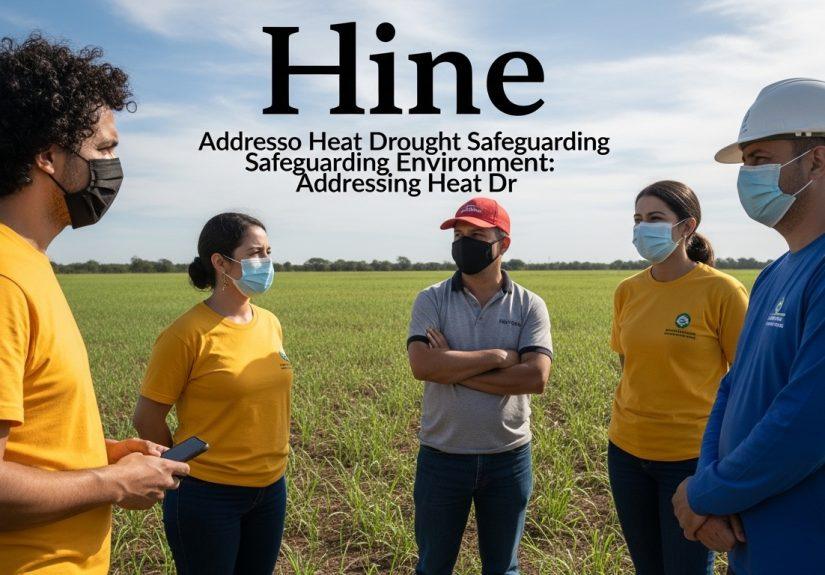 Drought-affected Brazilian landscape with urban and rural resilience measures